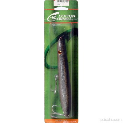 Cotton Cordell Pencil Popper Fishing Lure, Chrome / Black, 7-Inch, 2-Ounce Multi-Colored